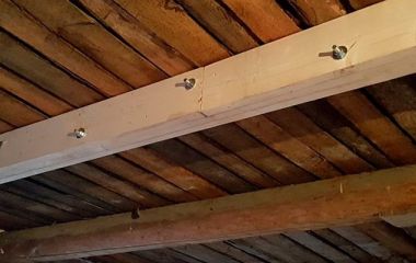 Как избежать прогиба балок перекрытия в каркасном доме