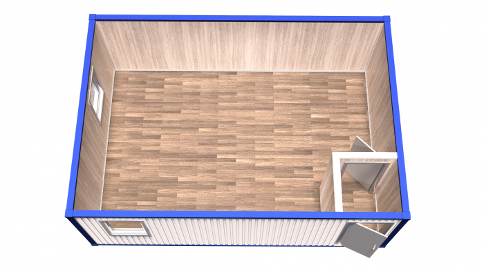 Модульное здание офис с тамбуром Модель: РС-М01