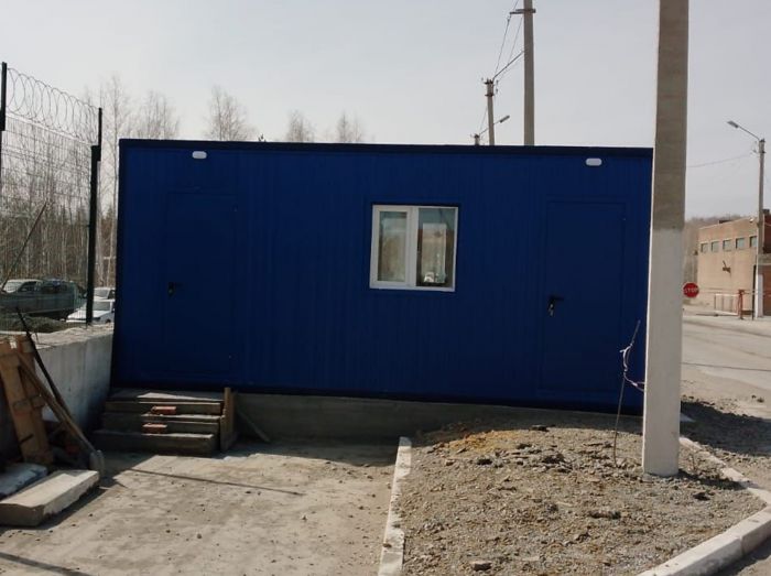 Бытовое помещение контейнерного типа (КПП №1)